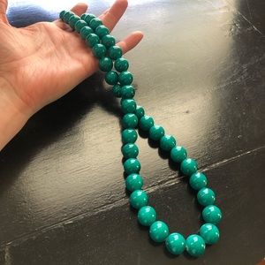 Turquoise beaded necklace